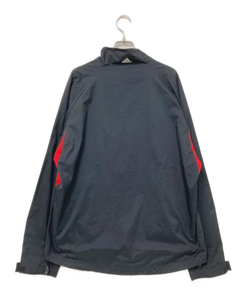 adidas（アディダス）adidas (アディダス) ウインドブレーカー ブラック×レッド サイズ:Mの古着・服飾アイテム