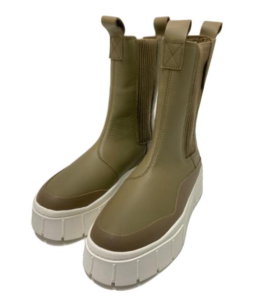 PUMA（プーマ）PUMA (プーマ) MAYZE STACK CHELSEA WINTER WNS ベージュ サイズ:23.5cmの古着・服飾アイテム