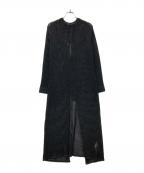 UNITED TOKYOユナイテッドトーキョー）の古着「ローゲージニットワンピース」｜ブラック