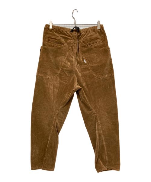 GRIP SWANY（グリップスワニー）GRIP SWANY (グリップスワニー) JOG 3D CORDUROY WIDE CAMP PANTS ブラウン サイズ:Mの古着・服飾アイテム
