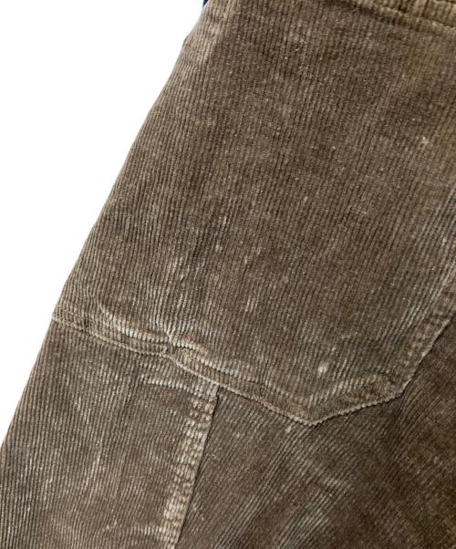 GRIP SWANY（グリップスワニー）GRIP SWANY (グリップスワニー) JOG 3D CORDUROY WIDE CAMP PANTS ブラウン サイズ:Mの古着・服飾アイテム