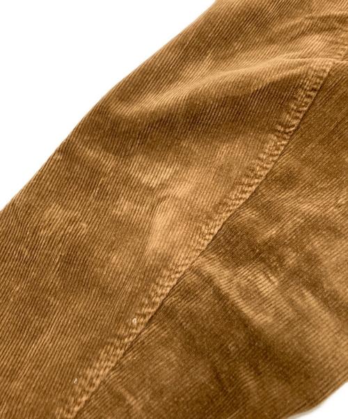 GRIP SWANY（グリップスワニー）GRIP SWANY (グリップスワニー) JOG 3D CORDUROY WIDE CAMP PANTS ブラウン サイズ:Mの古着・服飾アイテム
