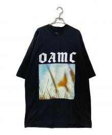 OAMC（オーエーエムシー）の古着「プリントカットソー」｜ブラック