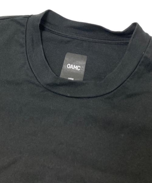 OAMC（オーエーエムシー）OAMC (オーエーエムシー) プリントカットソー ブラック サイズ:Lの古着・服飾アイテム