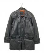 BROS PRODUCTブロスプロダクツ）の古着「レザージャケット」｜ブラック