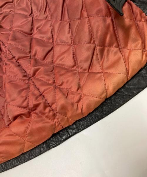 BROS PRODUCT（ブロスプロダクツ）BROS PRODUCT (ブロスプロダクツ) レザージャケット ブラック サイズ:Mの古着・服飾アイテム