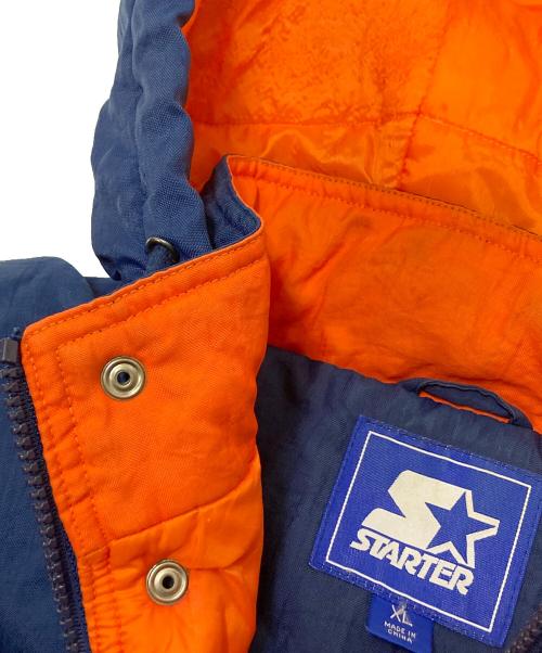STARTER（スターター）STARTER (スターター) アノラックパーカー ネイビー×オレンジ サイズ:XLの古着・服飾アイテム