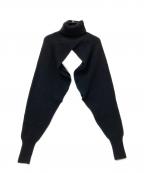 SEEALLシーオール）の古着「RIB BOLERO」｜ブラック