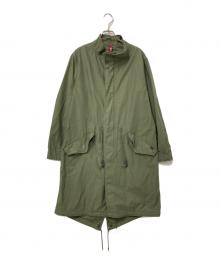 ALPHA（アルファ）の古着「ミリタリーコート」｜グリーン
