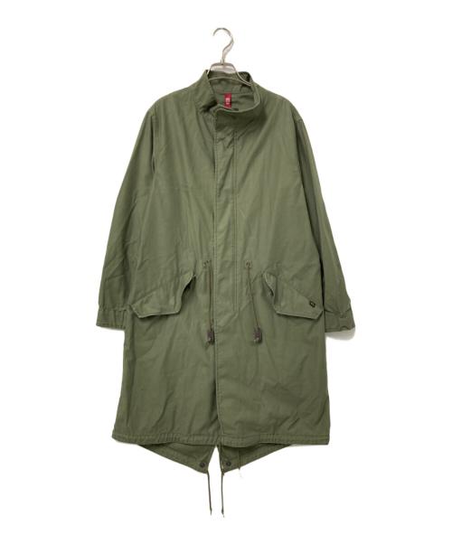 ALPHA（アルファ）ALPHA (アルファ) ミリタリーコート グリーン サイズ:Mの古着・服飾アイテム