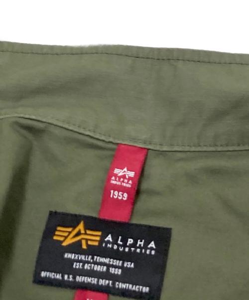 ALPHA（アルファ）ALPHA (アルファ) ミリタリーコート グリーン サイズ:Mの古着・服飾アイテム