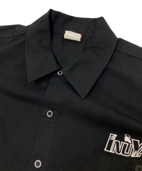 inuyasha（イヌヤシャ）inuyasha (イヌヤシャ) 00‘Sアニメプリントワークシャツ ブラック サイズ:XXLの古着・服飾アイテム