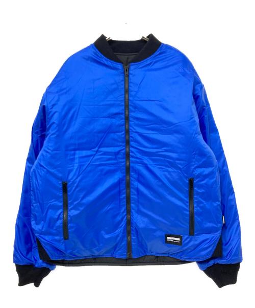 NEIGHBORHOOD（ネイバーフッド）NEIGHBORHOOD (ネイバーフッド) REVERSIBLE PADDED JACKET ブラック×ブルー サイズ:Lの古着・服飾アイテム
