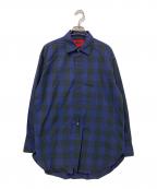 5525galleryゴーゴーニーゴーギャラリー）の古着「チェックシャツ」｜ブルー