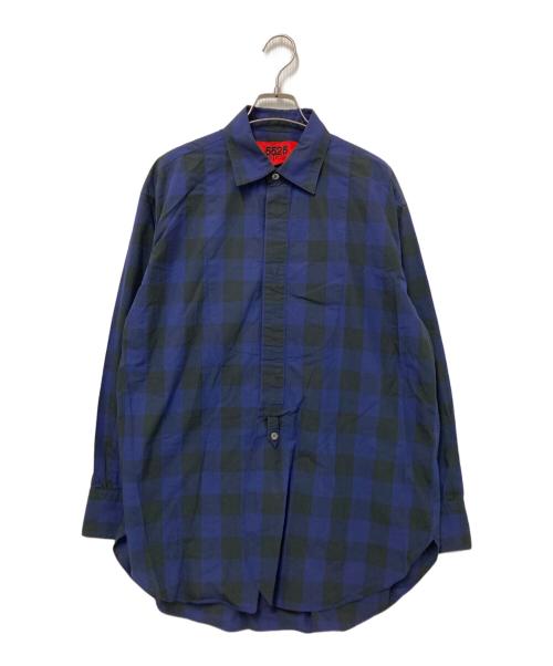 5525gallery（ゴーゴーニーゴーギャラリー）5525gallery (ゴーゴーニーゴーギャラリー) チェックシャツ ブルー サイズ:Sの古着・服飾アイテム