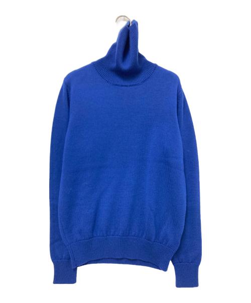BAFY（バフィー）BAFY (バフィー) ウールタートルネックニット ブルー サイズ:46の古着・服飾アイテム