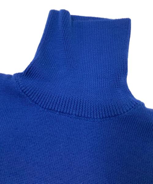BAFY（バフィー）BAFY (バフィー) ウールタートルネックニット ブルー サイズ:46の古着・服飾アイテム