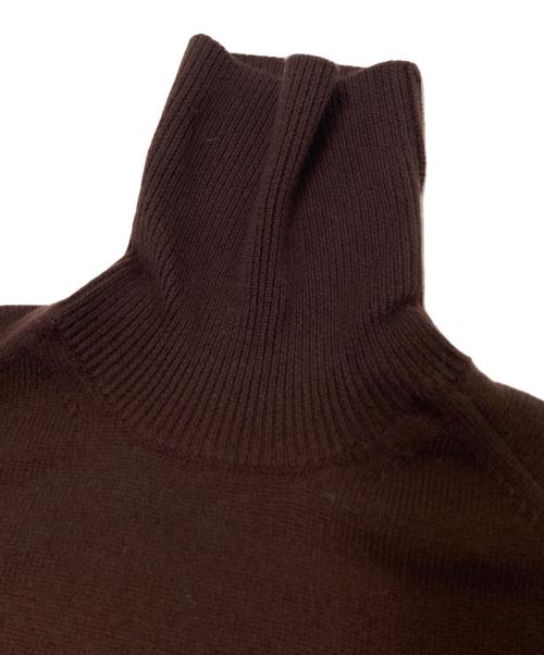 Junhashimoto（ジュンハシモト）Junhashimoto (ジュンハシモト) 7GG TURTLE NECK KNIT ブラウン サイズ:2の古着・服飾アイテム