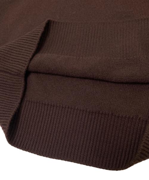 Junhashimoto（ジュンハシモト）Junhashimoto (ジュンハシモト) 7GG TURTLE NECK KNIT ブラウン サイズ:2の古着・服飾アイテム