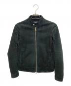 EMMETIエンメティ）の古着「スウェードジャケット」｜ブラック