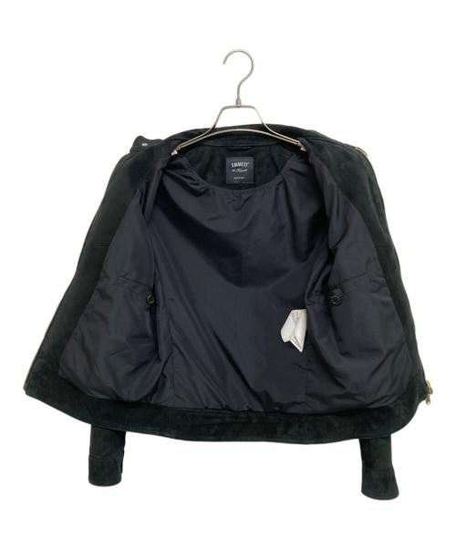 EMMETI（エンメティ）EMMETI (エンメティ) スウェードジャケット ブラック サイズ:42の古着・服飾アイテム