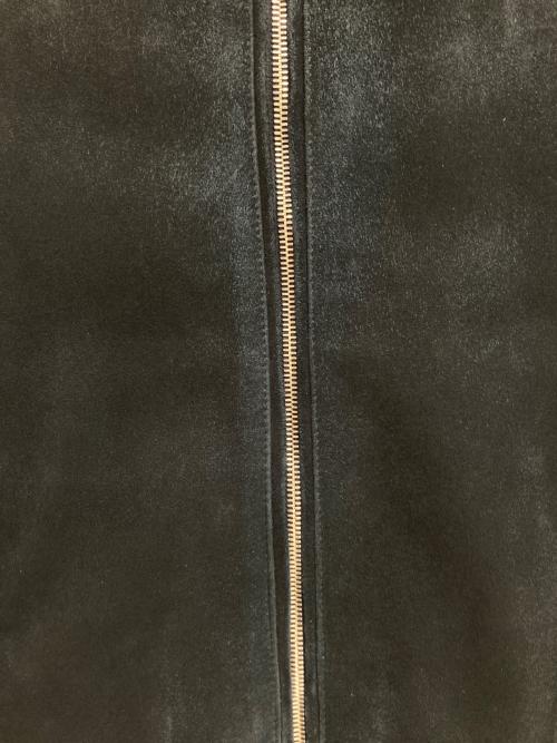 EMMETI（エンメティ）EMMETI (エンメティ) スウェードジャケット ブラック サイズ:42の古着・服飾アイテム