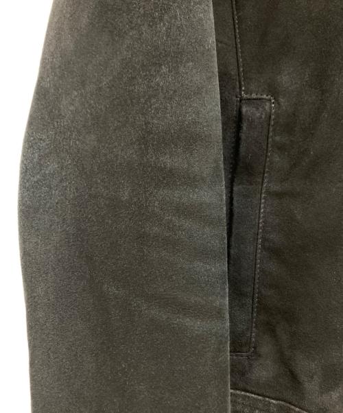 EMMETI（エンメティ）EMMETI (エンメティ) スウェードジャケット ブラック サイズ:42の古着・服飾アイテム