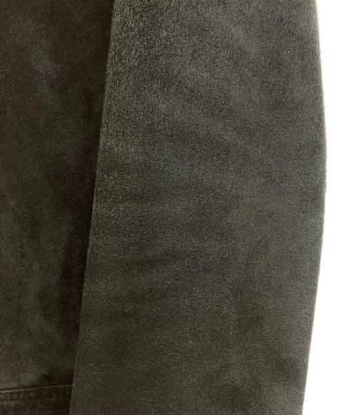 EMMETI（エンメティ）EMMETI (エンメティ) スウェードジャケット ブラック サイズ:42の古着・服飾アイテム