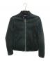 EMMETI（エンメティ）の古着「スウェードジャケット」｜ブラック