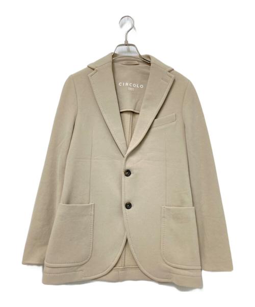 CIRCOLO 1901（チルコロ1901）CIRCOLO 1901 (チルコロ1901) 2Bジャケット ベージュ サイズ:42の古着・服飾アイテム