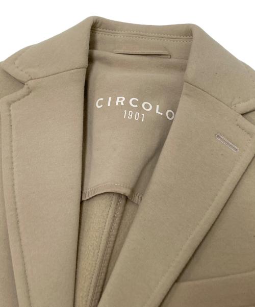 CIRCOLO 1901（チルコロ1901）CIRCOLO 1901 (チルコロ1901) 2Bジャケット ベージュ サイズ:42の古着・服飾アイテム