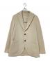 CIRCOLO 1901（チルコロ1901）の古着「2Bジャケット」｜ベージュ