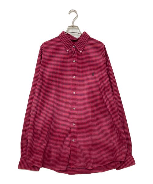 RALPH LAUREN（ラルフローレン）RALPH LAUREN (ラルフローレン) チェックBDシャツ レッド×ブラック サイズ:XLの古着・服飾アイテム