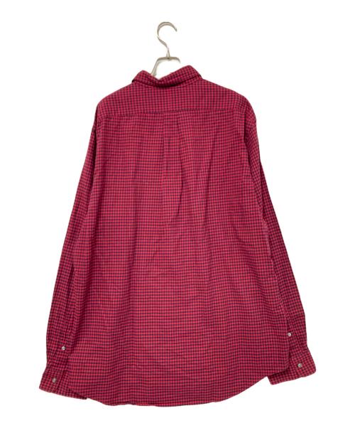 RALPH LAUREN（ラルフローレン）RALPH LAUREN (ラルフローレン) チェックBDシャツ レッド×ブラック サイズ:XLの古着・服飾アイテム