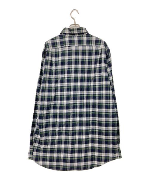 POLO RALPH LAUREN（ポロ・ラルフローレン）POLO RALPH LAUREN (ポロ・ラルフローレン) チェックシャツ グリーン×ホワイト サイズ:XLの古着・服飾アイテム