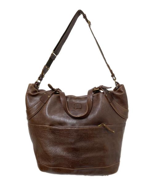 Barbe-Bleue（バルブ・ブルー）Barbe-Bleue (バルブ・ブルー) レザートートバッグ ブラウン サイズ:下記参照の古着・服飾アイテム