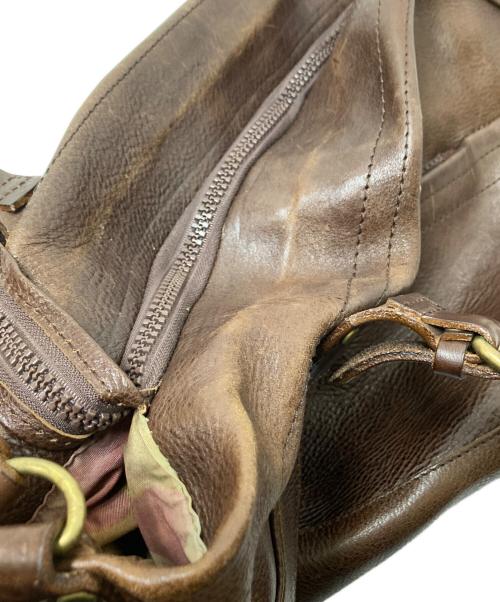 Barbe-Bleue（バルブ・ブルー）Barbe-Bleue (バルブ・ブルー) レザートートバッグ ブラウン サイズ:下記参照の古着・服飾アイテム