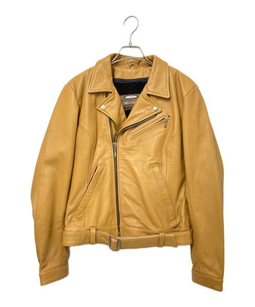 CLEVER DECOR（クレバーデコール）CLEVER DECOR (クレバーデコール) ダブルライダースジャケット ベージュ サイズ:Mの古着・服飾アイテム