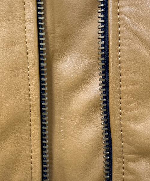 CLEVER DECOR（クレバーデコール）CLEVER DECOR (クレバーデコール) ダブルライダースジャケット ベージュ サイズ:Mの古着・服飾アイテム