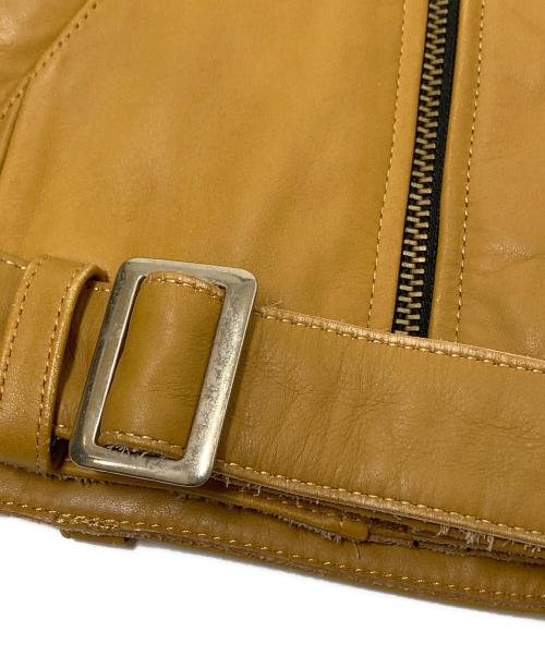 CLEVER DECOR（クレバーデコール）CLEVER DECOR (クレバーデコール) ダブルライダースジャケット ベージュ サイズ:Mの古着・服飾アイテム