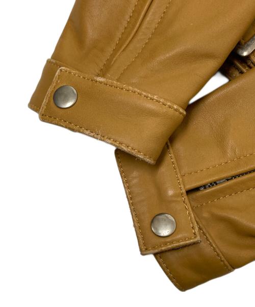 CLEVER DECOR（クレバーデコール）CLEVER DECOR (クレバーデコール) ダブルライダースジャケット ベージュ サイズ:Mの古着・服飾アイテム