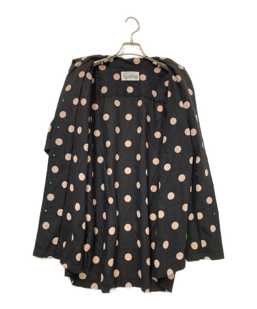 WACKO MARIA（ワコマリア）WACKO MARIA (ワコマリア) DOTS OPEN COLLAR SHIRT ブラック サイズ:Lの古着・服飾アイテム