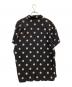 WACKO MARIA (ワコマリア) DOTS OPEN COLLAR SHIRT ブラック サイズ:L：14000円