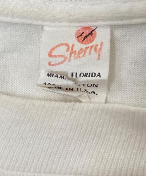 Sherry（シェリー）Sherry (シェリー) プリントTシャツ ホワイト サイズ:ONEの古着・服飾アイテム