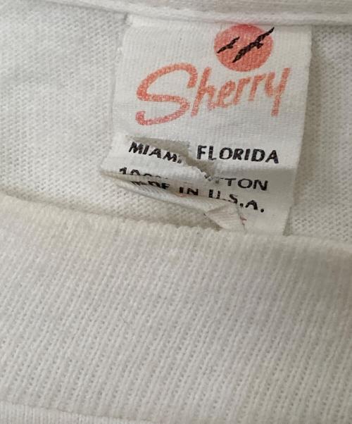 Sherry（シェリー）Sherry (シェリー) プリントTシャツ ホワイト サイズ:ONEの古着・服飾アイテム