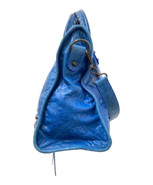 BALENCIAGA（バレンシアガ）BALENCIAGA (バレンシアガ) ザ・シティ ハンドバッグ ブルー サイズ:下記参照の古着・服飾アイテム