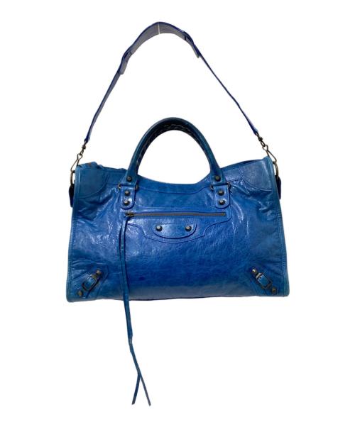 BALENCIAGA（バレンシアガ）BALENCIAGA (バレンシアガ) ザ・シティ ハンドバッグ ブルー サイズ:下記参照の古着・服飾アイテム