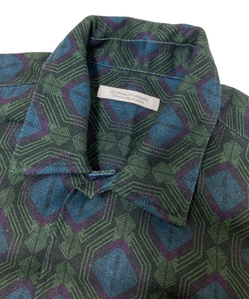 JOURNAL STANDARD（ジャーナルスタンダード）JOURNAL STANDARD (ジャーナルスタンダード) ブッチャー CPO シャツジャケット グリーン サイズ:Mの古着・服飾アイテム