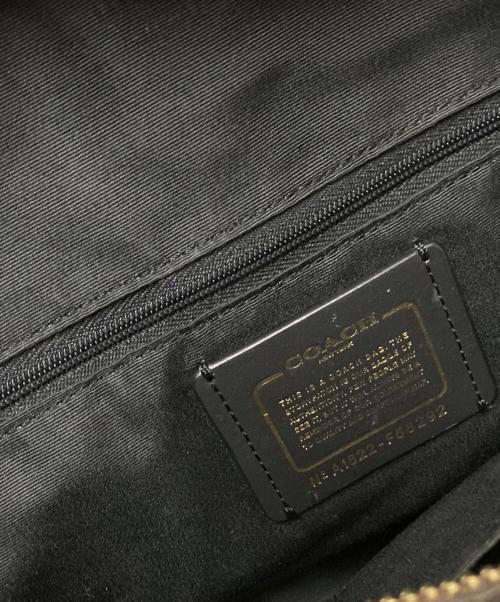 COACH（コーチ）COACH (コーチ) シグネチャートートバッグ ブラック×ブラウン サイズ:下記参照の古着・服飾アイテム