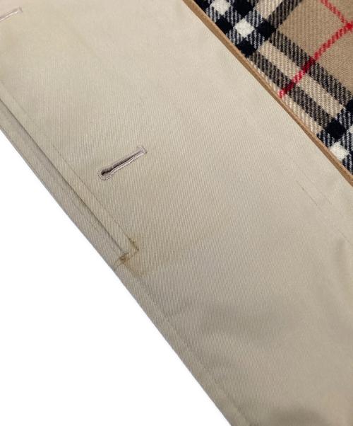 Burberry's（バーバリー）Burberry's (バーバリーズ) ノバチェックライナー付きバルマカーンコート ベージュ サイズ:表記無しの古着・服飾アイテム